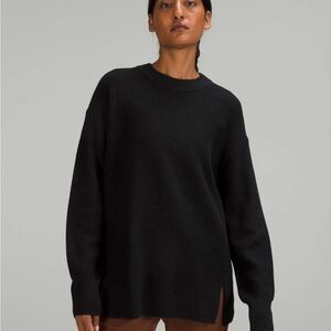 Lululemon Merino Wool-Blend Ribbed Crewneck Sweater